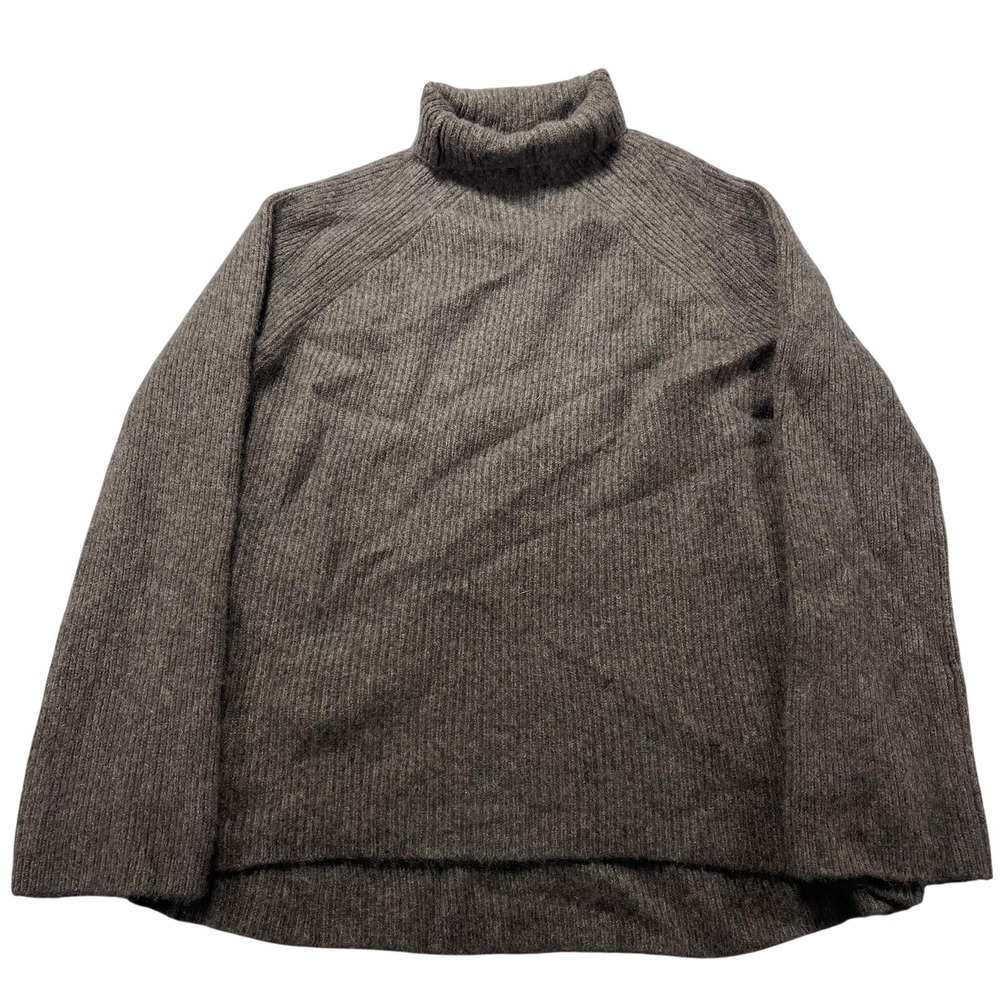 NAKEDCASHMERE Sweater Womens Medium Brown Cashmere Turtleneck Knit Pullover